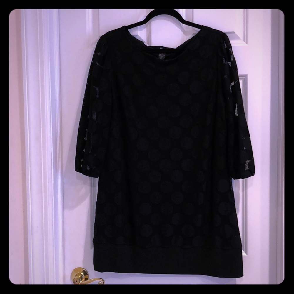 Black short dress